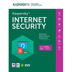 Kaspersky Internet Security 2017 Sve, 3 PC, 1 Års Licens