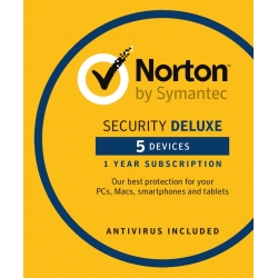 Norton Security 2017 Sve, 5 Enheter, 1 Års Licens