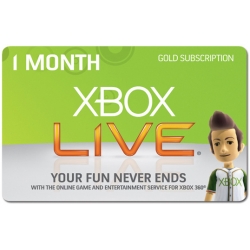 Xbox Live 1 Månad Guld